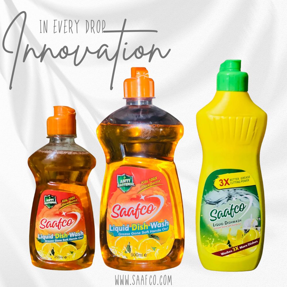 dishwashing essentials category image shows saafco liquid dishwash