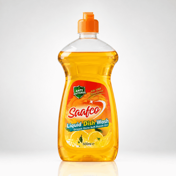 Saafco Premium Antibacterial Liquid Dishwash – Kills Germs, Cleans Better
