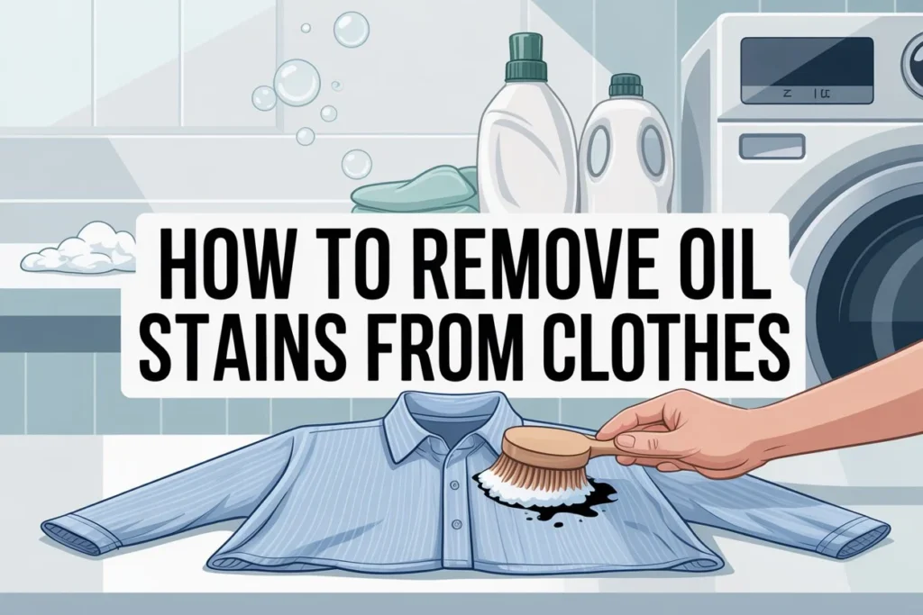 How to Remove Oil Stains from Clothes