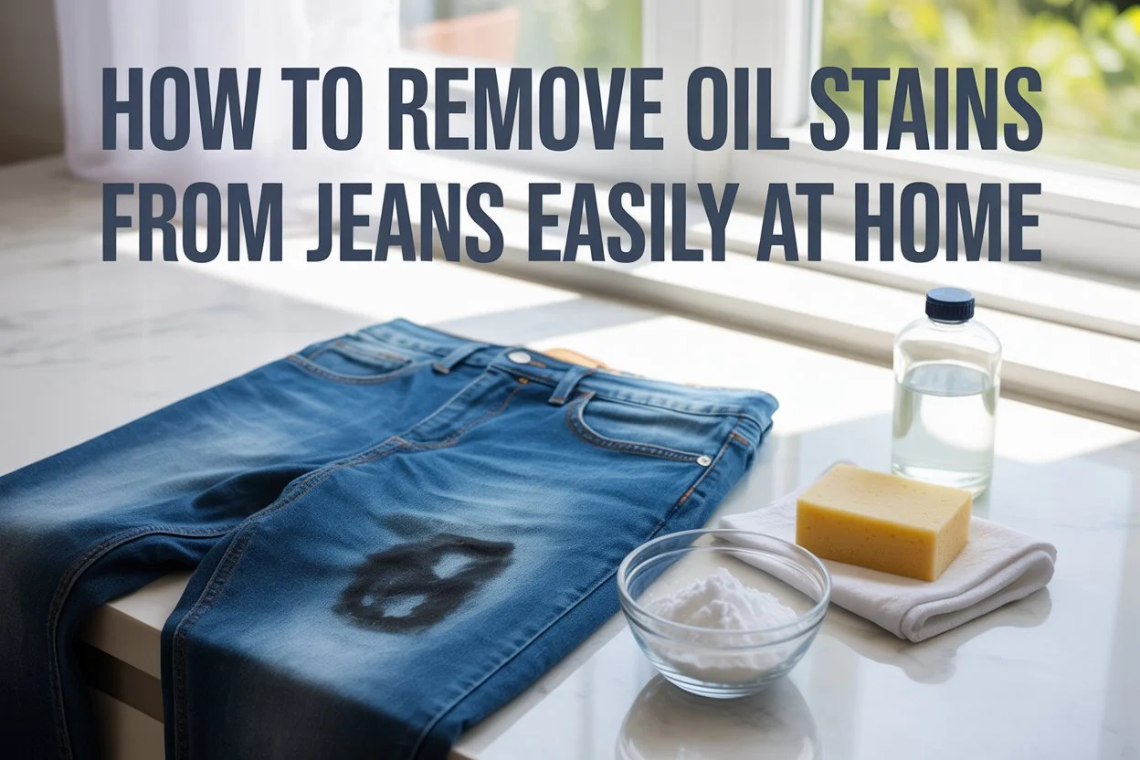 How to Remove Oil Stains from Jeans