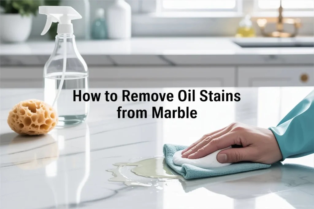 How to Remove Oil Stains from Marble