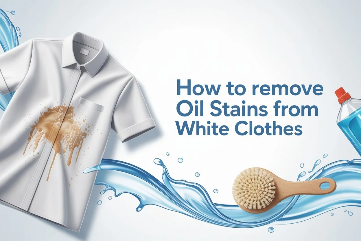 How to Remove Oil Stains from White Clothes