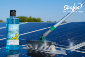 Telescopic Solar Panel Cleaning Brush – A Smart Solution for Safe & Easy Cleaning