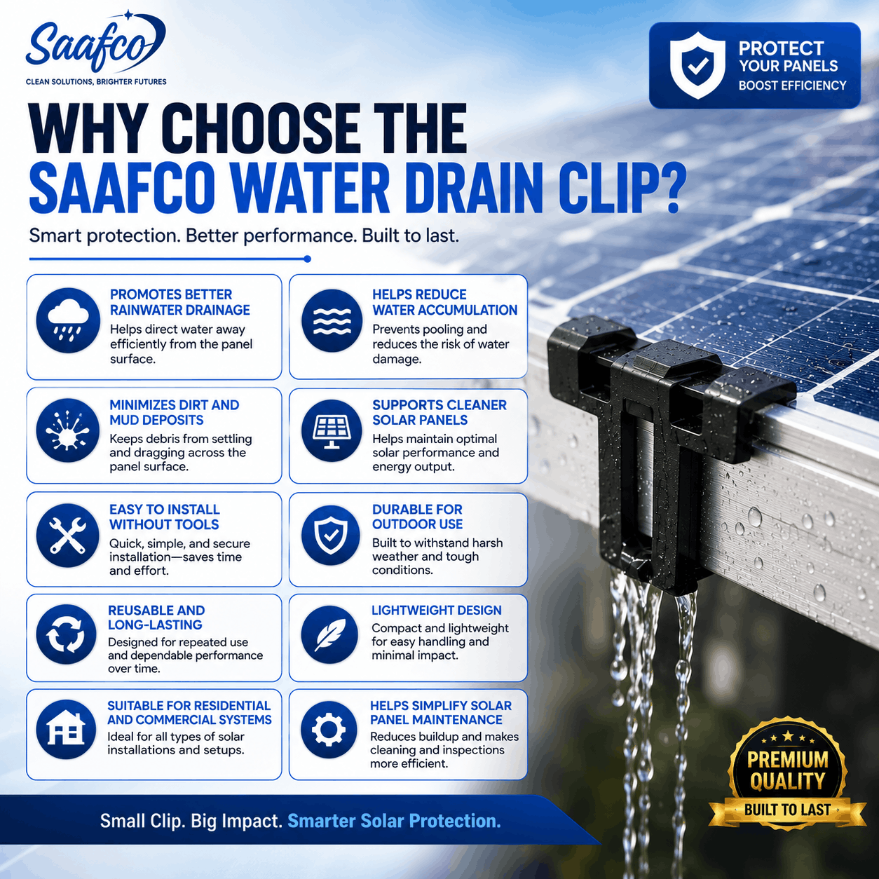 Water Drain Clip
