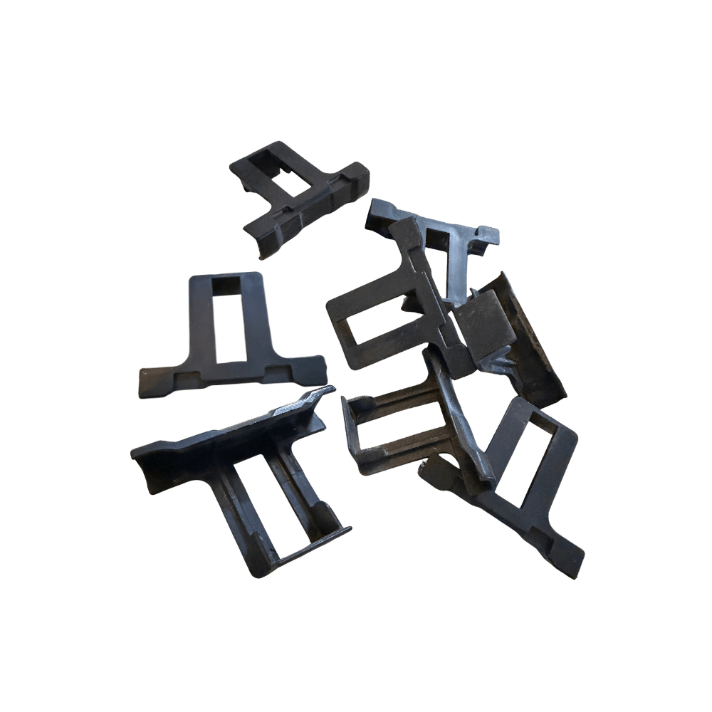 Multiple Saafco Solar Panel Water Drain Clips for PV modules with durable weather-resistant construction