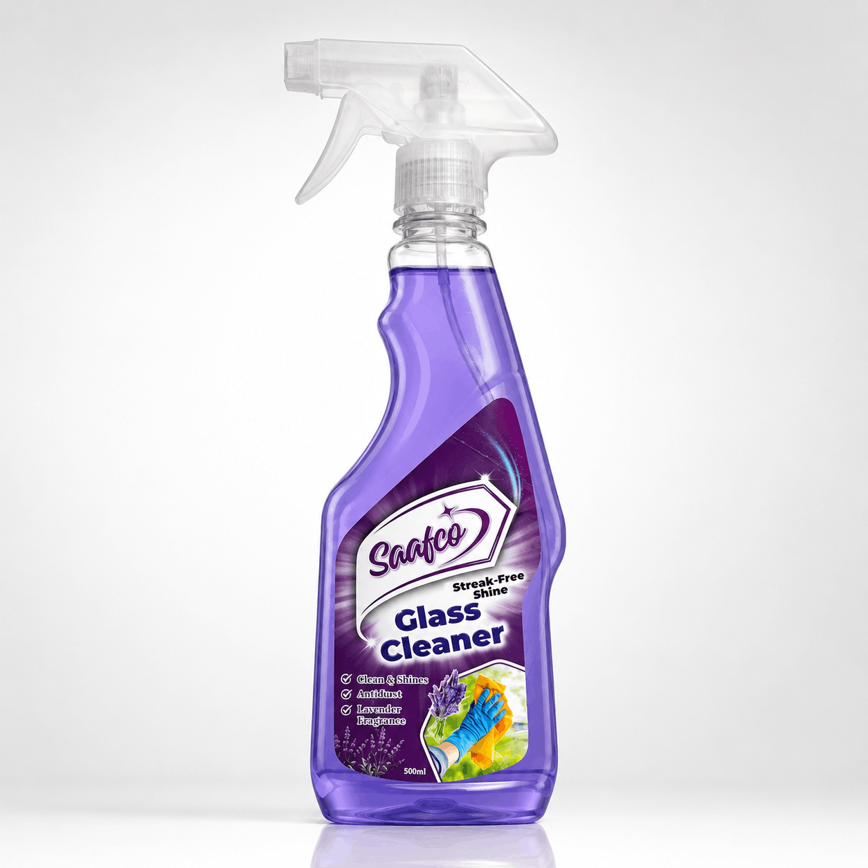 Saafco Premium Glass Cleaner for Clear, Ultimate & Streak-Free Shine